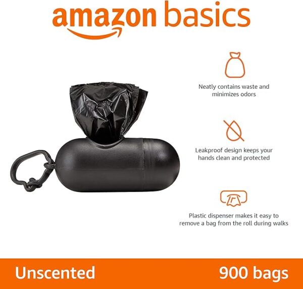 Amazon Basics Dog Poop Bags with Dispenser - Image 3