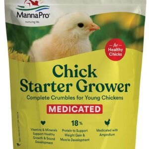 Manna Pro Medicated Chick Starter Grower Feed