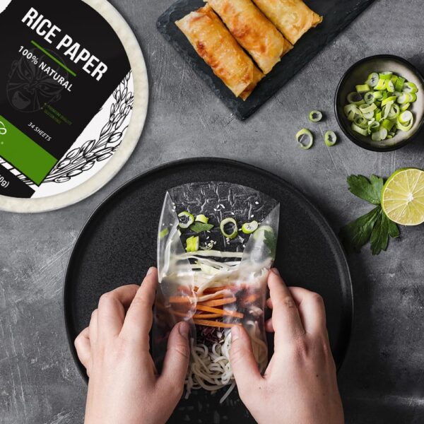 White Rice Paper Wrappers - Image 2