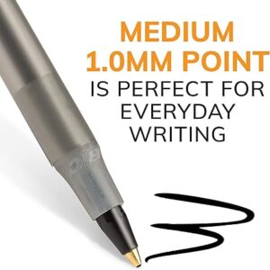 BIC Round Stic Xtra Life Black Ballpoint Pens