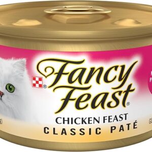 Purina Fancy Feast Chicken Feast Classic Grain Free Wet Cat Food Pate