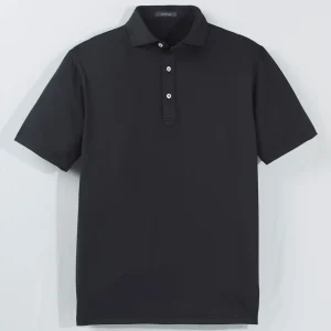 Black Men’s Lopro Solid Performance Polo